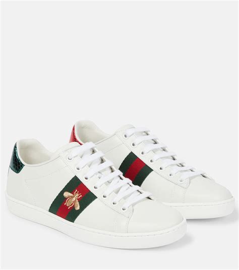 gucci ace white sneakers foldable|Gucci ace embroidered sneakers.